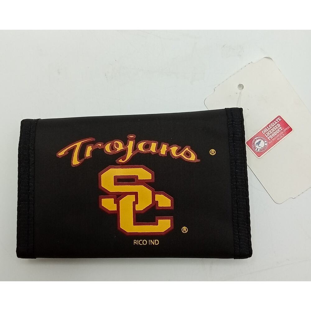 USC Trojans NCCA Nylon Tri Fold Wallat
